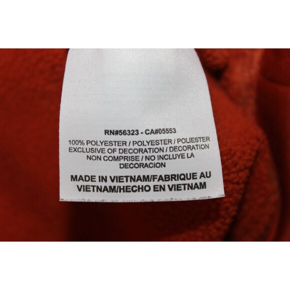 Nike Golf 1/4 Zip Sweatshirt Mens Therma Fit Pullover Orange Fleece Lined Logo L - Picture 10 of 11